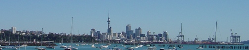 View of Auckland from Kelly Tarltons